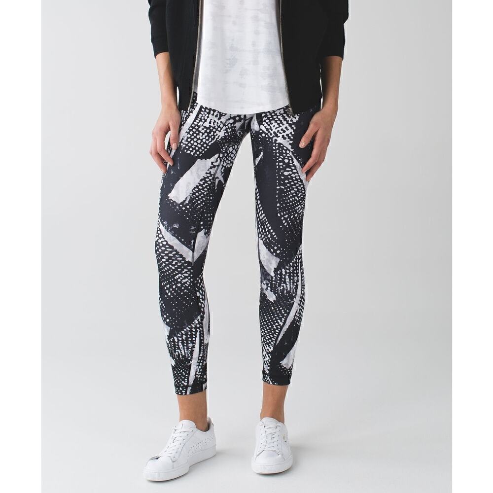Lululemon High Times Leggings Static Mist Women's Size 6